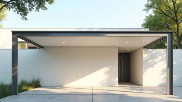 Profiter d'une façade design avec un carport alu performant